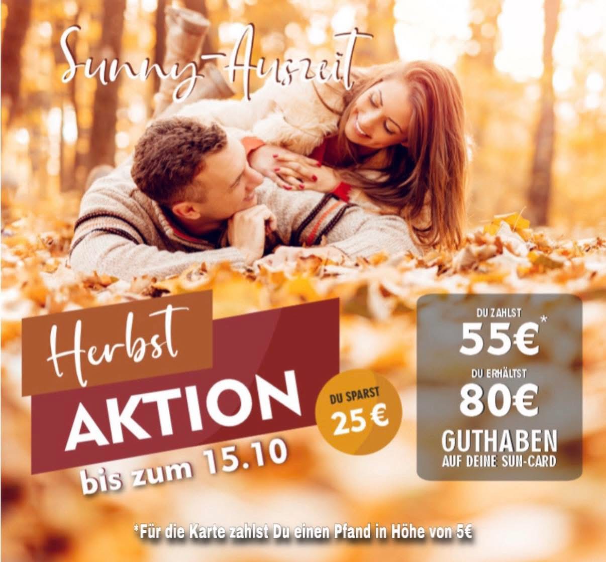 Herbstaktion im SUNNYSUN Sonnenstudio in Braunschweig
